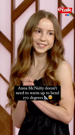 Etalk on Instagram: "The self-taught contortionist, Anna McNulty, shows off her ✨insane✨ flexibility by teaching us some of her iconic moves. 📐 Can you bend 270 degrees? 👀 #AnnaMcNulty #Contortionist #Flexibility #Gymnastics #Gymnist #FlexibilityChallenge"