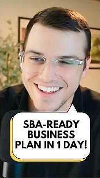 How to Write an SBA-Ready Business Plan in 1 Day #sba #startup #businessplan