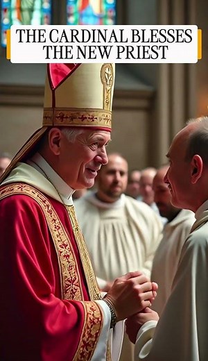 ✨ The Cardinal Blesses the Newly Ordained Priest | Sacred Catholic Tradition