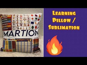 DIY Sublimation Learning Pillow Part 1