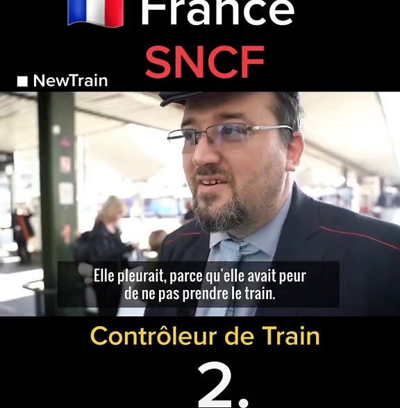 Contrôleur de Train de la SNCF en France