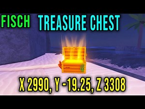 TREASURE CHEST LOCATION 71 (X 2990, Y -19.25, Z 3308) [FISCH] - Roblox