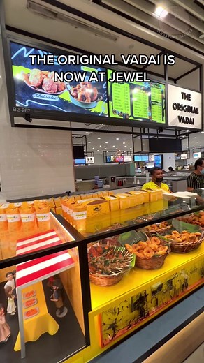 The Original Vadai is now at Jewel Changi Airport basement two #sgfoodie #wheretoeat #tiktoksg #halalfood #fyp
