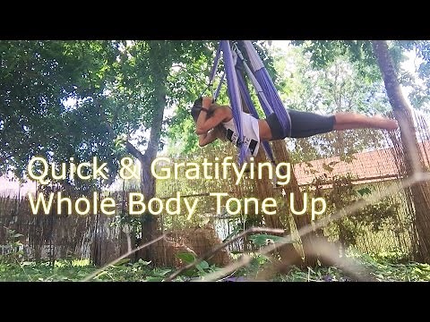 Yoga Trapeze 5 Minute Full Body Stretch & Tone Routine