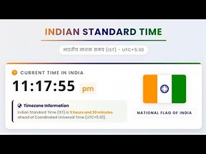 India Time Live Now 🇮🇳 | IST Clock 24/7 | Current Indian Standard Time (UTC+5:30)