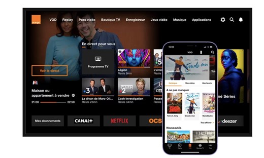 Orange va mettre en clair près de 40 chaînes et offrir des "milliers de programmes à la demande" à ses abonnés avec TV