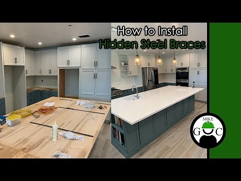 Reinforce Overhang Countertop