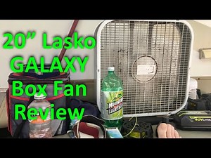 20" Galaxy Box Fan Review (Lasko) (Walmart)