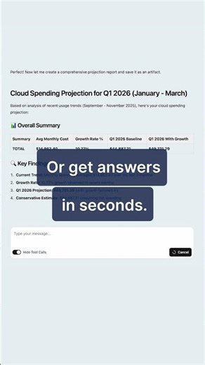 Ask Your Cloud About Tomorrow