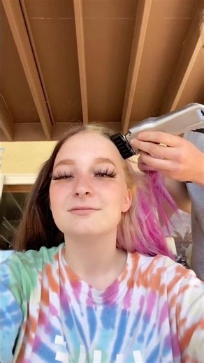 She Shaved It All Off Daring Multi Color Hair To Completely Shaved Head Fresh Start