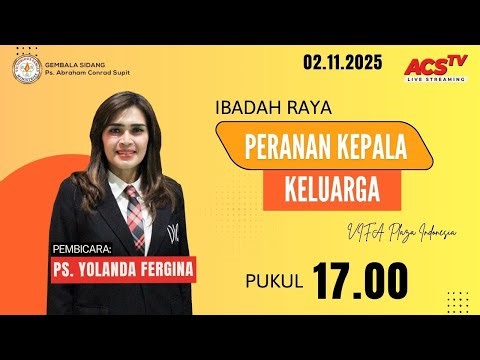 GBI Victorious Family - Ps. Yolanda Fergina - 17.00 WIB | 02 November 2025 |