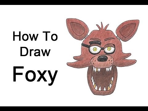 How to Draw Foxy from Five Nights at Freddy's