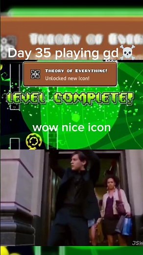 I Finally Beat TOE! (Theory of Everything 100%) #gd #gaming #geometrydash #shorts