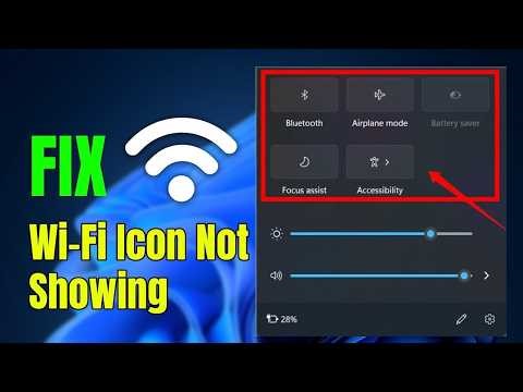 How to Fix WiFi Driver Missing in Windows 11 WiFi Icon Disappeared Windows 11
