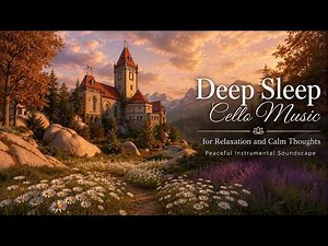 Deep Sleep Cello Music for Relaxation and Calm Thoughts | Peaceful Instrumental Soundscape