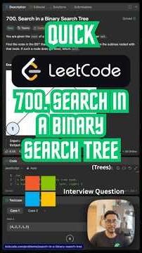 Search in a Binary Search Tree - Leetcode 700 - Javascript (Quick)