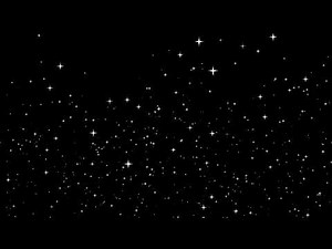 4K Particles star shape video effect free download