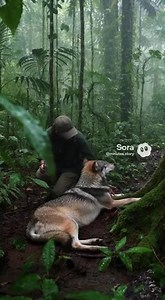 Researcher Frees Trapped Wolf with Machete in Jungle Rescue #wolfrescue #wildlife