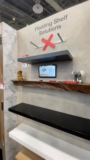 Brian Gardner on Instagram: "Fastest-Easiest Way To Install Floating Shelves! #carpentry #diy #homedesign #tools"