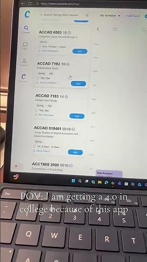 Use Coursicle #coursicle #college