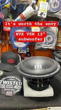 Testing out the 600 W RMS NVX VSW 12 inch subwoofer #subwoofer #basshead #nvx #caraudio #spl #hz