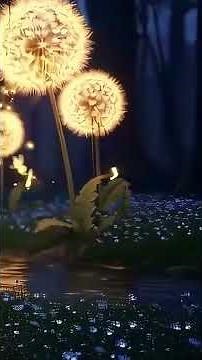 Magical Dandelions Glow at Night! ✨