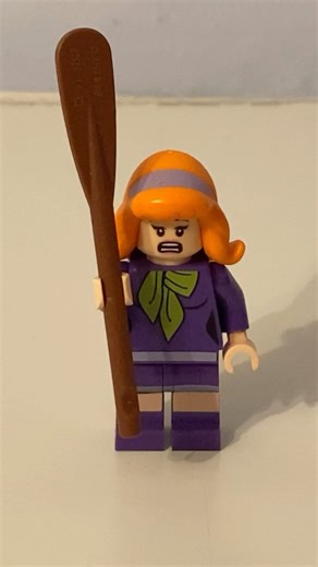 #Lego Scooby Doo Daphne Minifigure. #scoobydoo #legominifigures #legohalloween