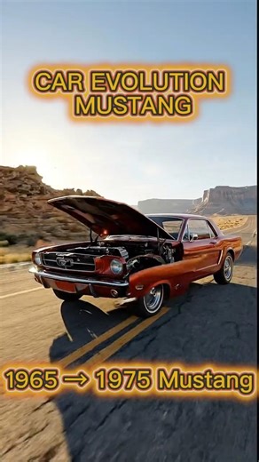 MUSTANG EVOLUTION: From 1964 to 2025 (Every Generation)