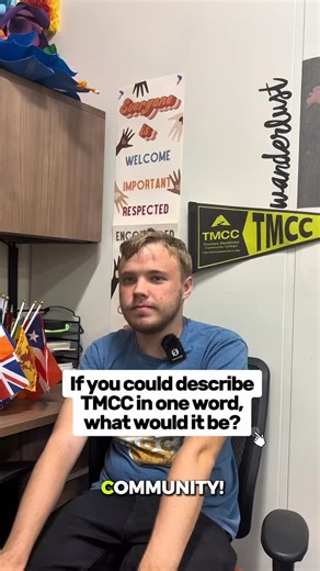 Meet Owen from Cuba! 🇨🇺He’s studying Geology at Truckee Meadows Community College (TMCC) and loving the welcoming and supportive community. Owen says the classmates are chill, easy to talk to, and the tight-knit community makes it feel like home. The professors are great too — always ready to help and guide students. 💙 He loves that at TMCC, everyone is welcome no matter your background, and the community truly embraces you with open arms. 💬 His advice? “I recommend TMCC because it’s afforda