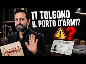 PORTO D'ARMI: basta una DENUNCIA per perderlo? | Avv. Giuseppe Di Palo