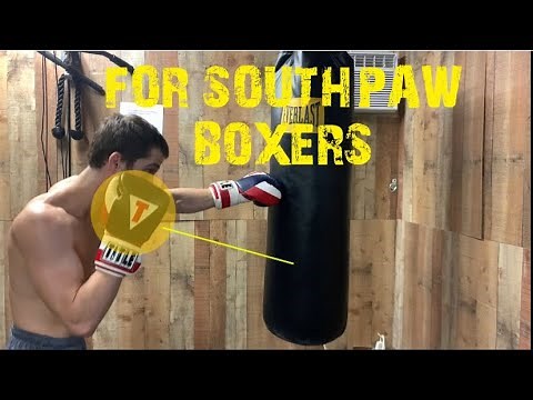 Southpaw Boxing Combos on The Heavy Bag