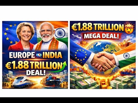 ₹1.88 Trillion at Stake! How India Benefits from the EU Trade Deal.
