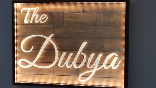 DIY backlit LED sign that looks professional