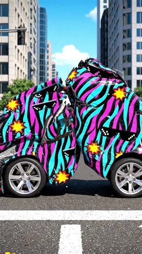 AI colour mixing video relaxing💆#youtubeshorts #colors #funny #colours accident