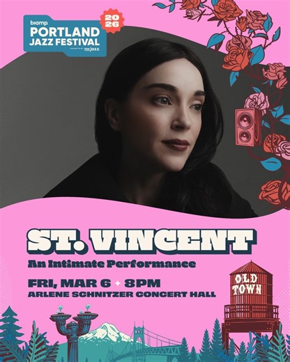 2026 Biamp Portland Jazz Festival | Presented by PDX Jazz. March 5–14 | Portland, OR Tickets are on sale now at pdxjazz.org | PDX Jazz