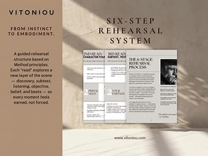 Actor's Script Analysis Journal: Character Development Tool (digital Download PDF) - Etsy