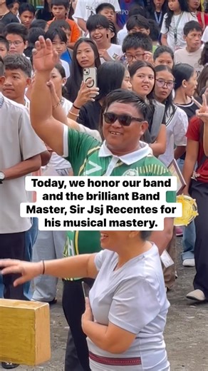 33K views · 387 reactions | Today, we honor not only our dedicated band members but also the brilliant Band Master, Sir Recentes for his exceptional expertise in musical arrangement and artistry. We salute you, Sir. Jsj Recentes | Jasmin Padios Ybanez | Facebook