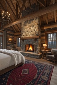 The Ultimate 2026 Chalet Aesthetic: Creating a Luxury Mountain Sanctuary at Home 🏔️ #ChaletAesthetic, #MountainHome, #StoneFireplace, #LuxuryLiving2026, #GrandInteriors | Home & Decoration