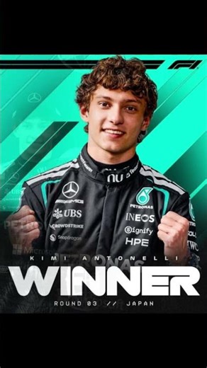 Kimi Antonelli Makes F1 History With Legendary Suzuka Comeback Win #shorts