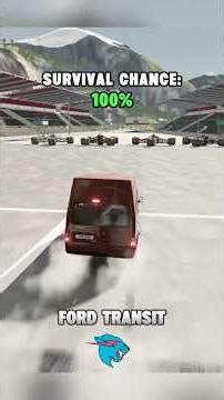 MrBeast vs LankyBox vs Preston! Who survives the Mega Pit? 🏎️💥 #mrbeast #beamng #shorts