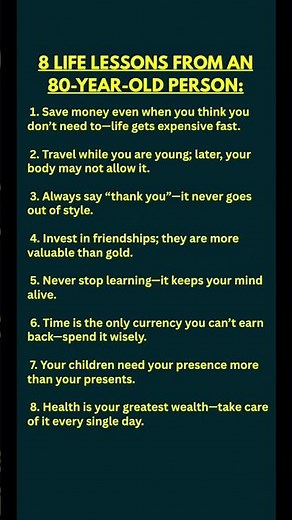 8 Life Lessons From an 80-Year-Old That Will Change How You Live (Listen to This Wisdom!)