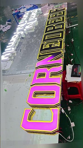 Making Custom LED Channel Letters #signage #automobile #signfabrication #ledneon #led