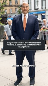 Cory Booker Marries Investment Exec In Private D.C. Ceremony Just Months After Engagement
