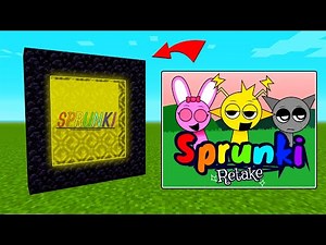 How To Make A Portal To The SPRUNKI RETAKE Dimension in Minecraft PE