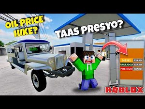 Diesel n' Steel | OIL PRICE HIKE Taas Presyo ng GASOLINA sa JEEPNEY DRIVER ng PINAS sa ROBLOX