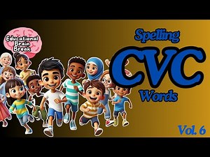 CVC Spelling Brain Break Vol. 6 | Educational Learning | Odd One Out