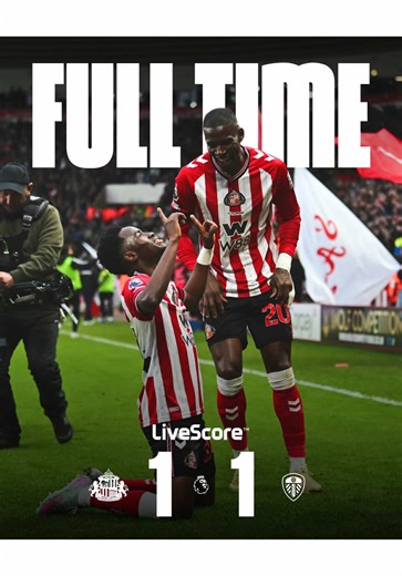 Sunderland 1-1 Leeds disappointed in the 2nd half performance #sunderland #sunderlandafc #premierleague #leeds #footballtiktok