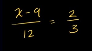 Solving tricky proportions