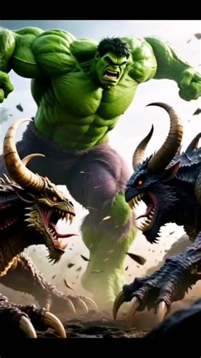 Hulk vs Ancient Demons: The Ultimate Battle! 😱🔥 #shorts #hulk #edit
