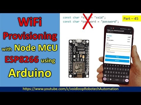 45 WiFi Manager with esp8266 and Arduino || No Hard Coded WiFi Credential ||